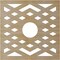 Ekena Millwork Chevron Wood Fretwork Pierced Ceiling Medallion, Birch, 32"OD x 8 1/4"ID x 1/4"T CMWP32X32X0250CHBI - alternate 2